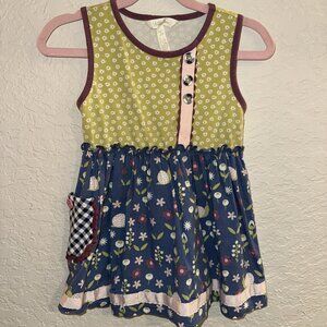 Matilda Janes Snail Floral Tunic Top Size 6